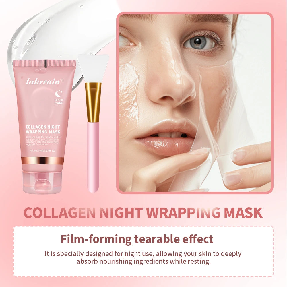 Máscara Facial de Colágeno Coreana – Hidratação e Glow Facial.