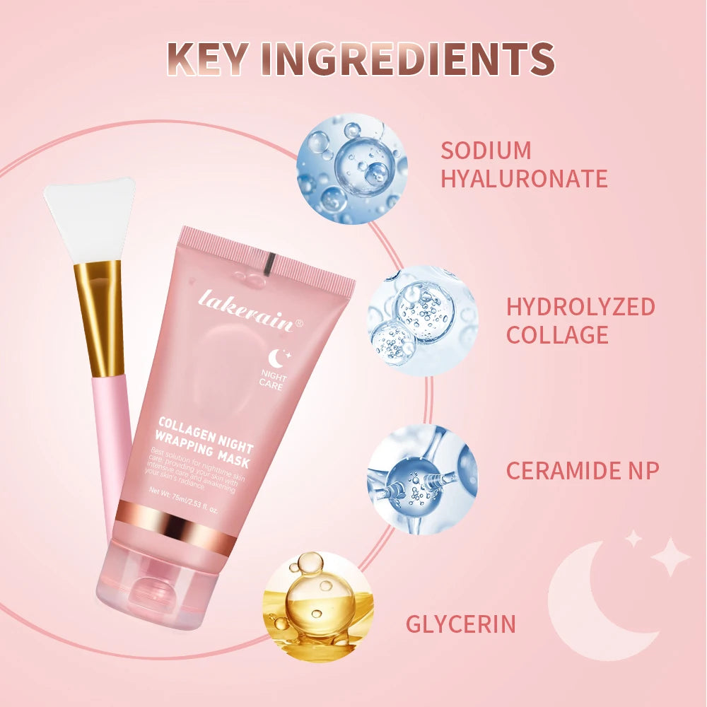 Máscara Facial de Colágeno Coreana – Hidratação e Glow Facial.