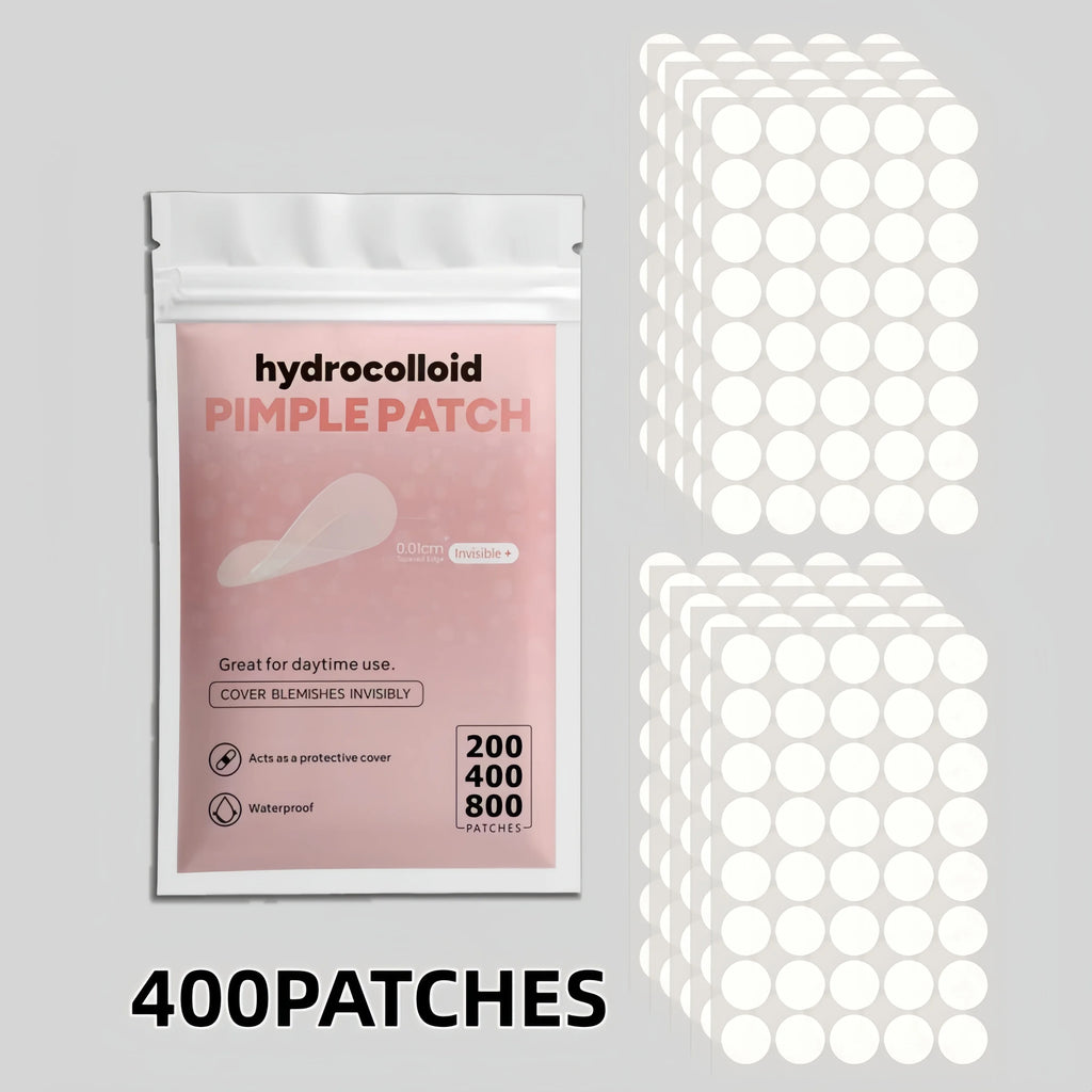 Patches Invisíveis para Acne – Adesivos Hidrocoloides para Espinhas.