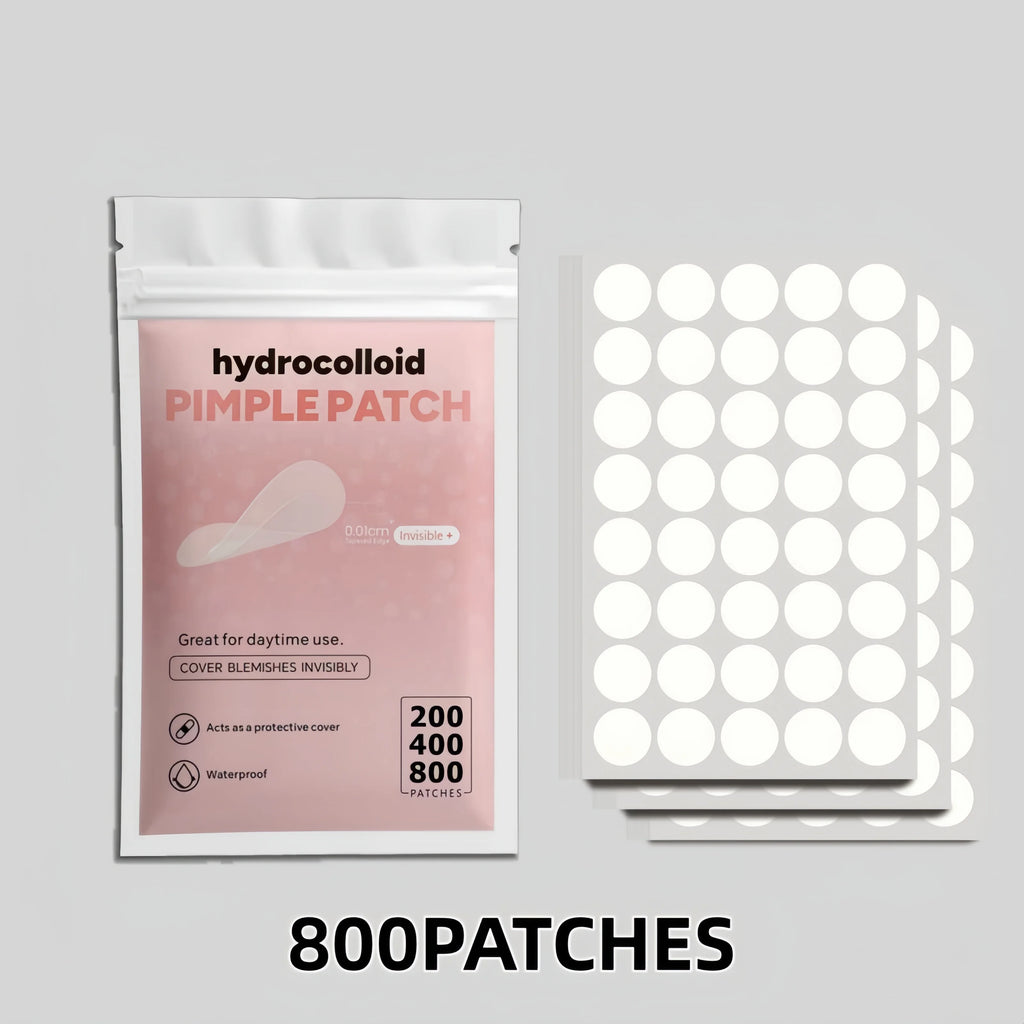 Patches Invisíveis para Acne – Adesivos Hidrocoloides para Espinhas.