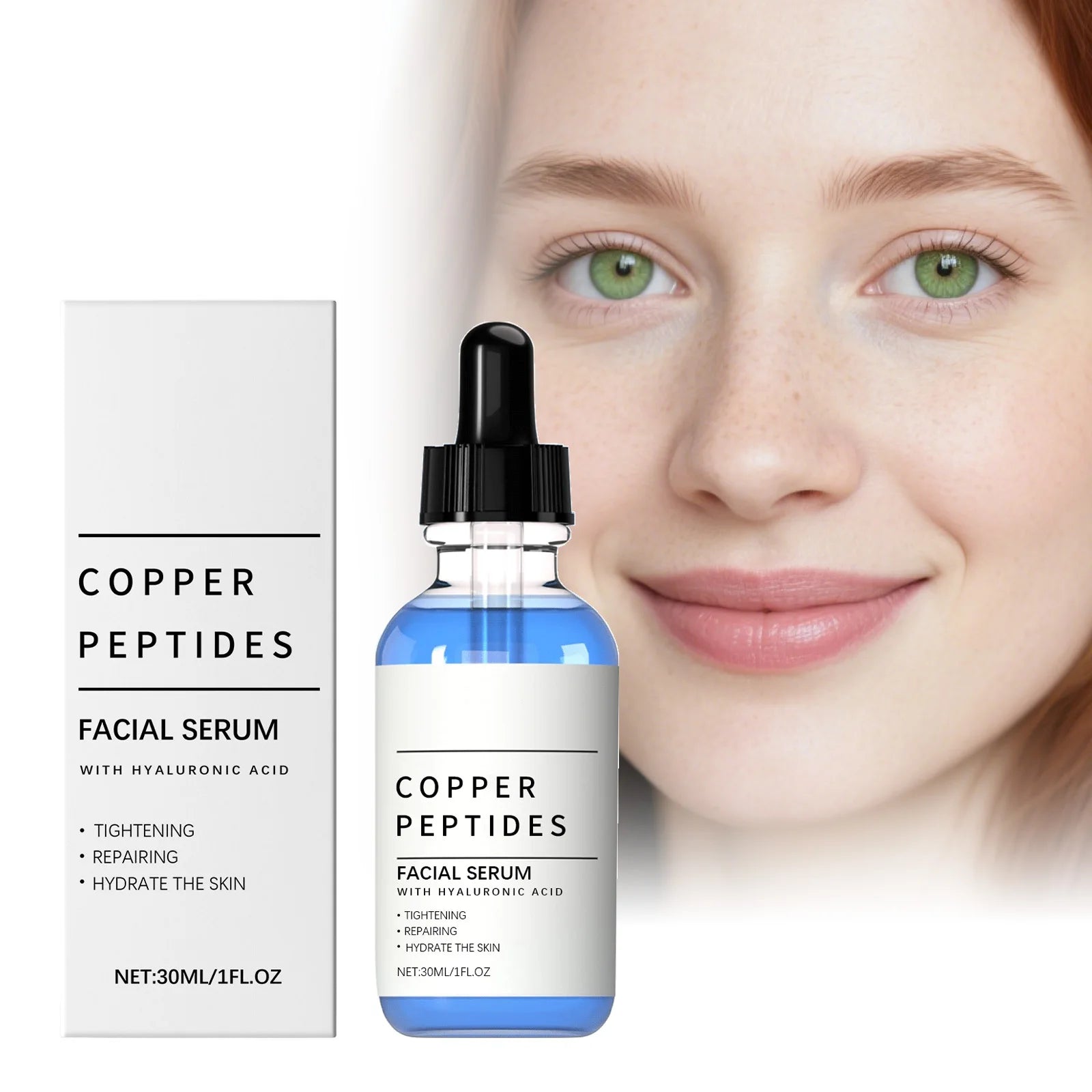 Sérum Facial Hidratante com Ácido Hialurônico