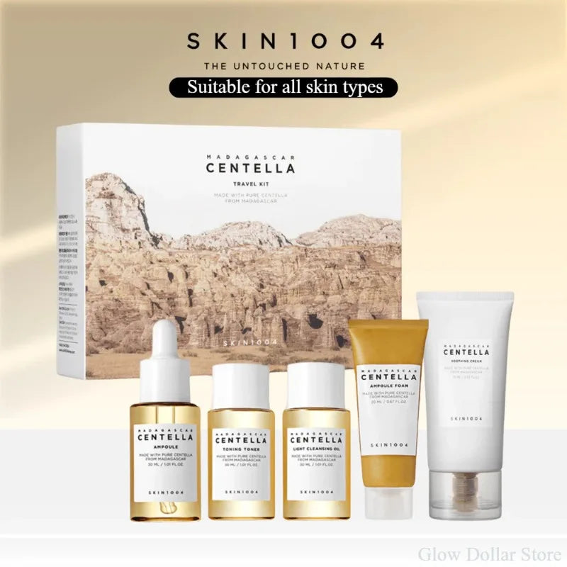 Kit de Viagem Madagascar Centella – Mini Kit Skincare 5 Peças