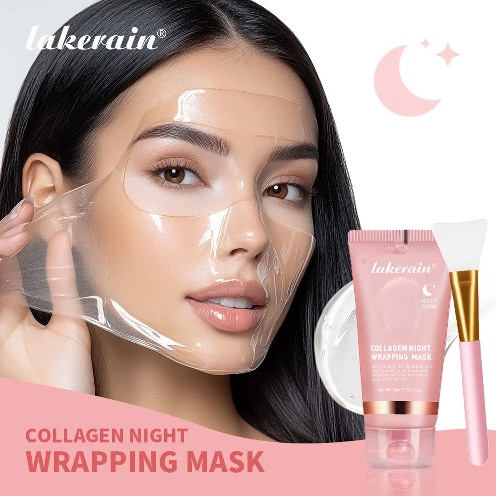 Máscara Facial de Colágeno Coreana – Hidratação e Glow Facial.